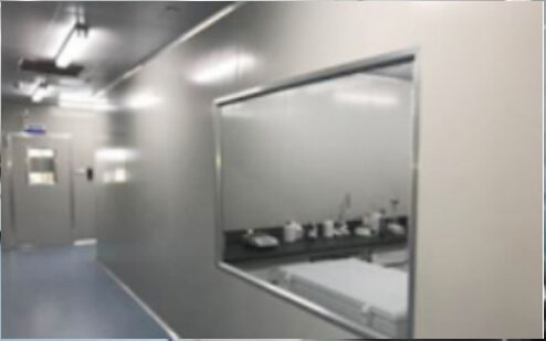 Laboratory corridor